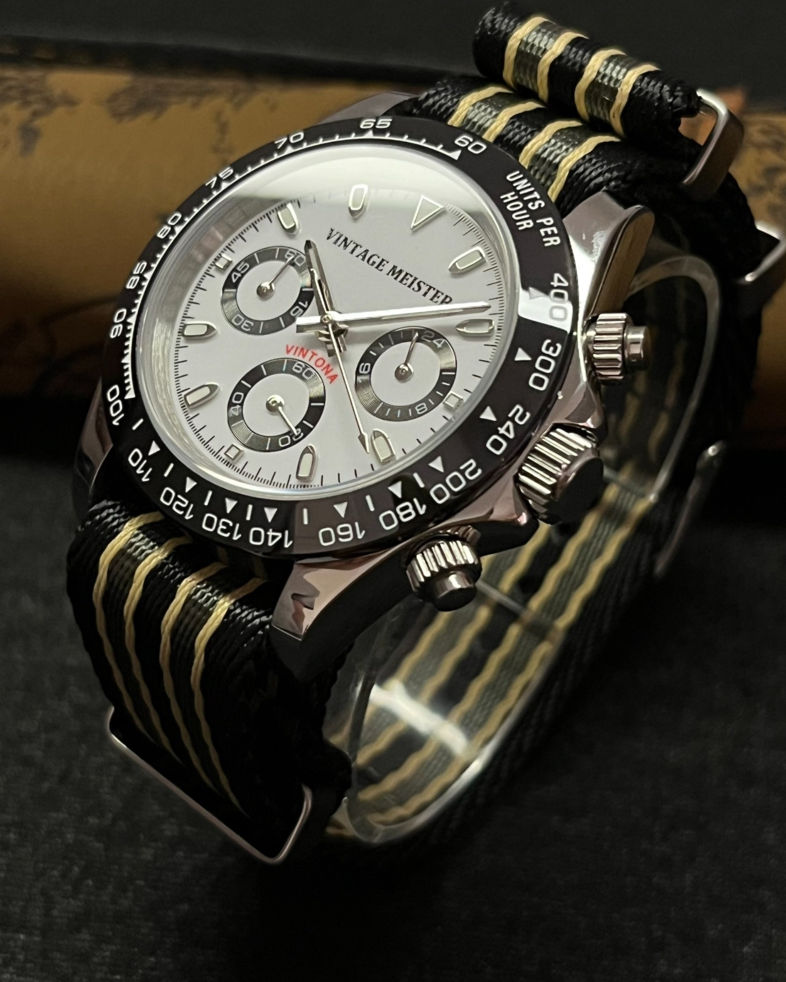 Chronograph Watch - White Dial