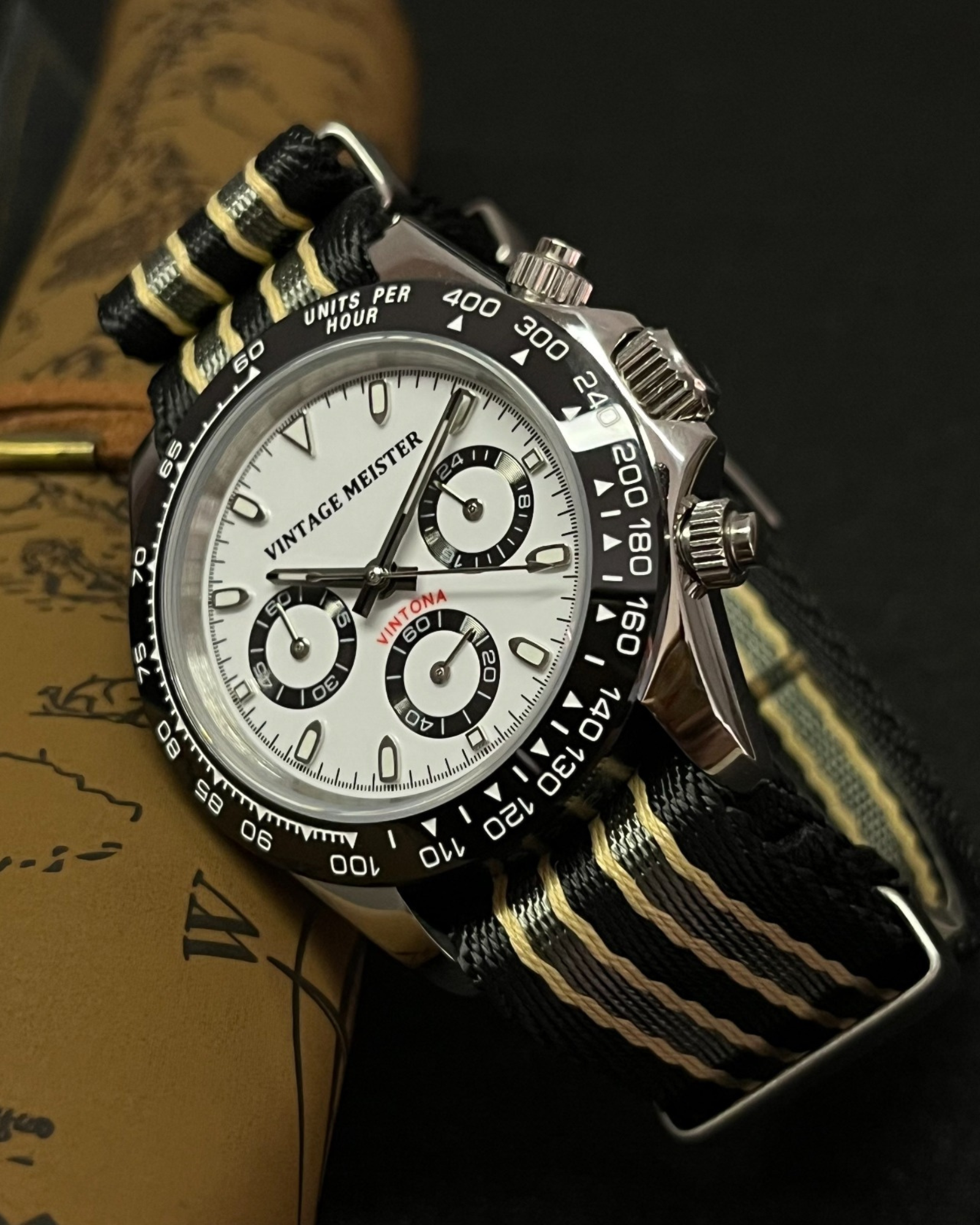 Chronograph Watch - White Dial