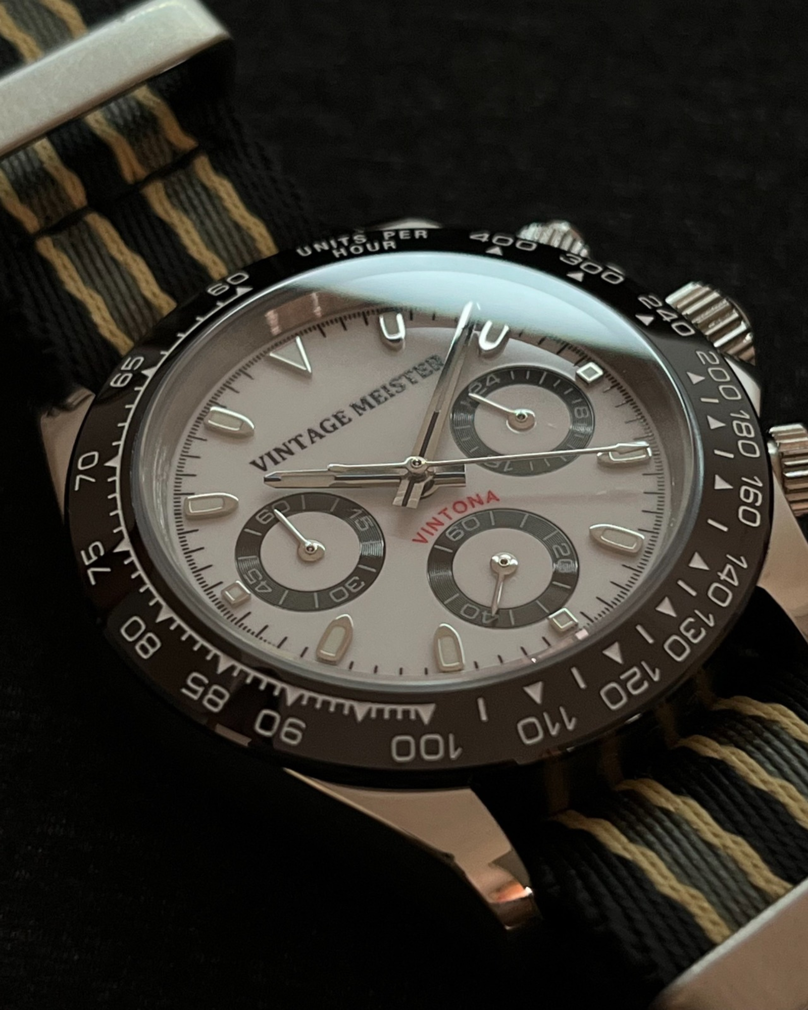 Chronograph Watch - White Dial