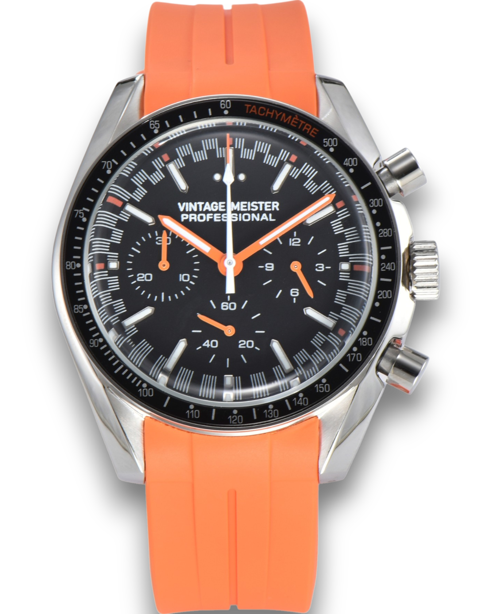 VINTAGE MEISTER - Orange Chronograph Professional Watch